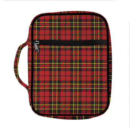 Clan Wallace Scottish Tartan Print Front Pocket Bible Bag