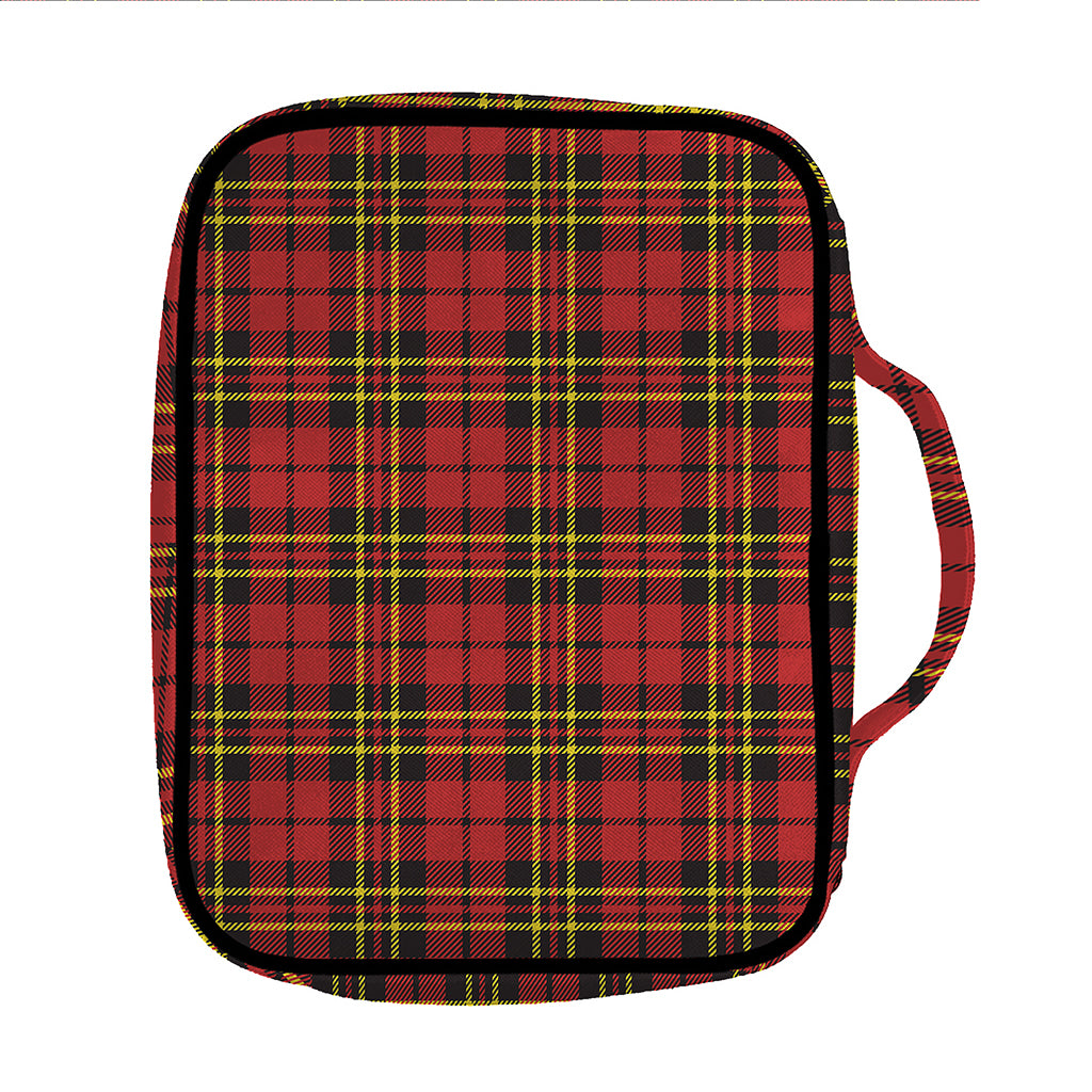 Clan Wallace Scottish Tartan Print Front Pocket Bible Bag