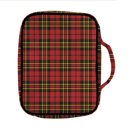 Clan Wallace Scottish Tartan Print Front Pocket Bible Bag