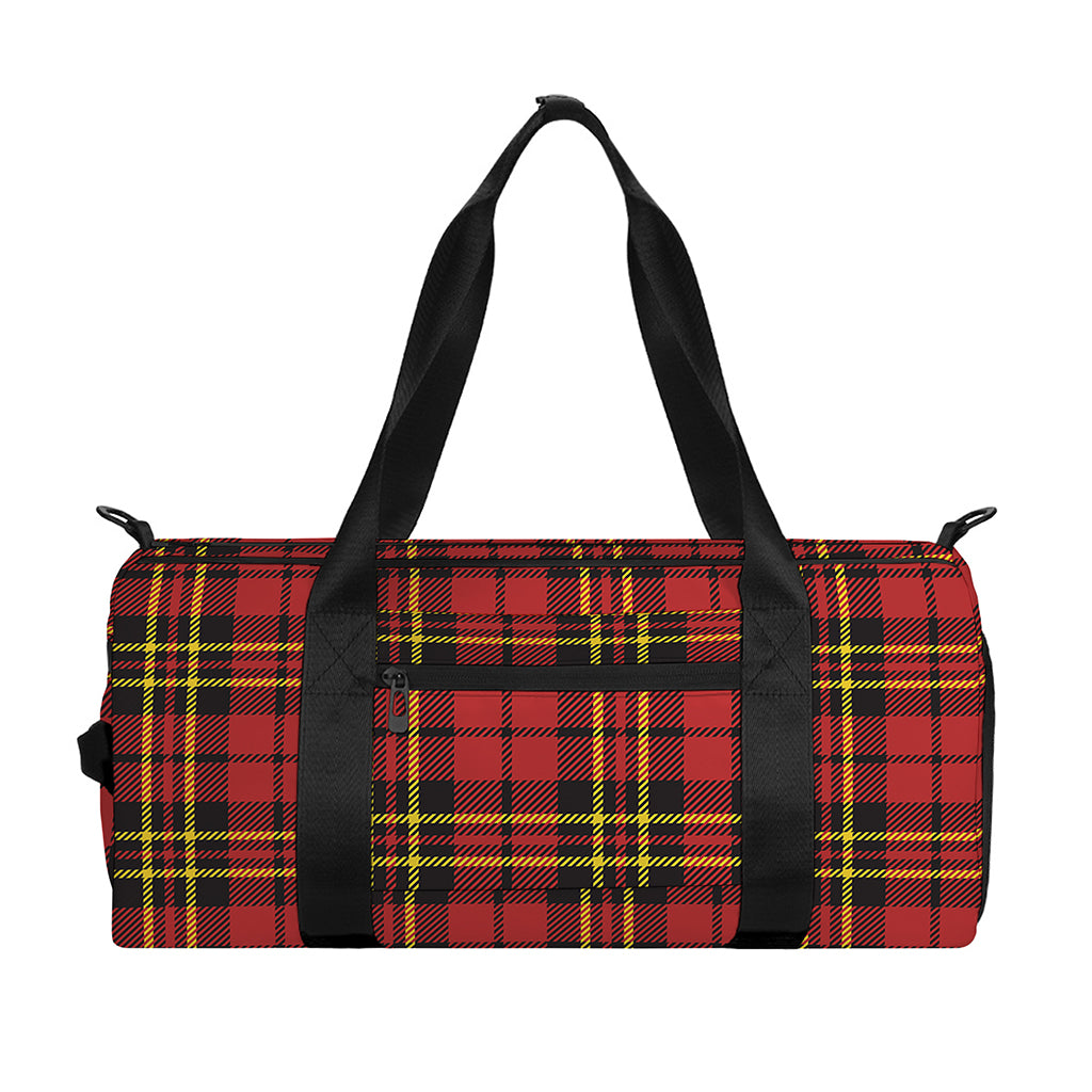 Clan Wallace Scottish Tartan Print Gym Bag