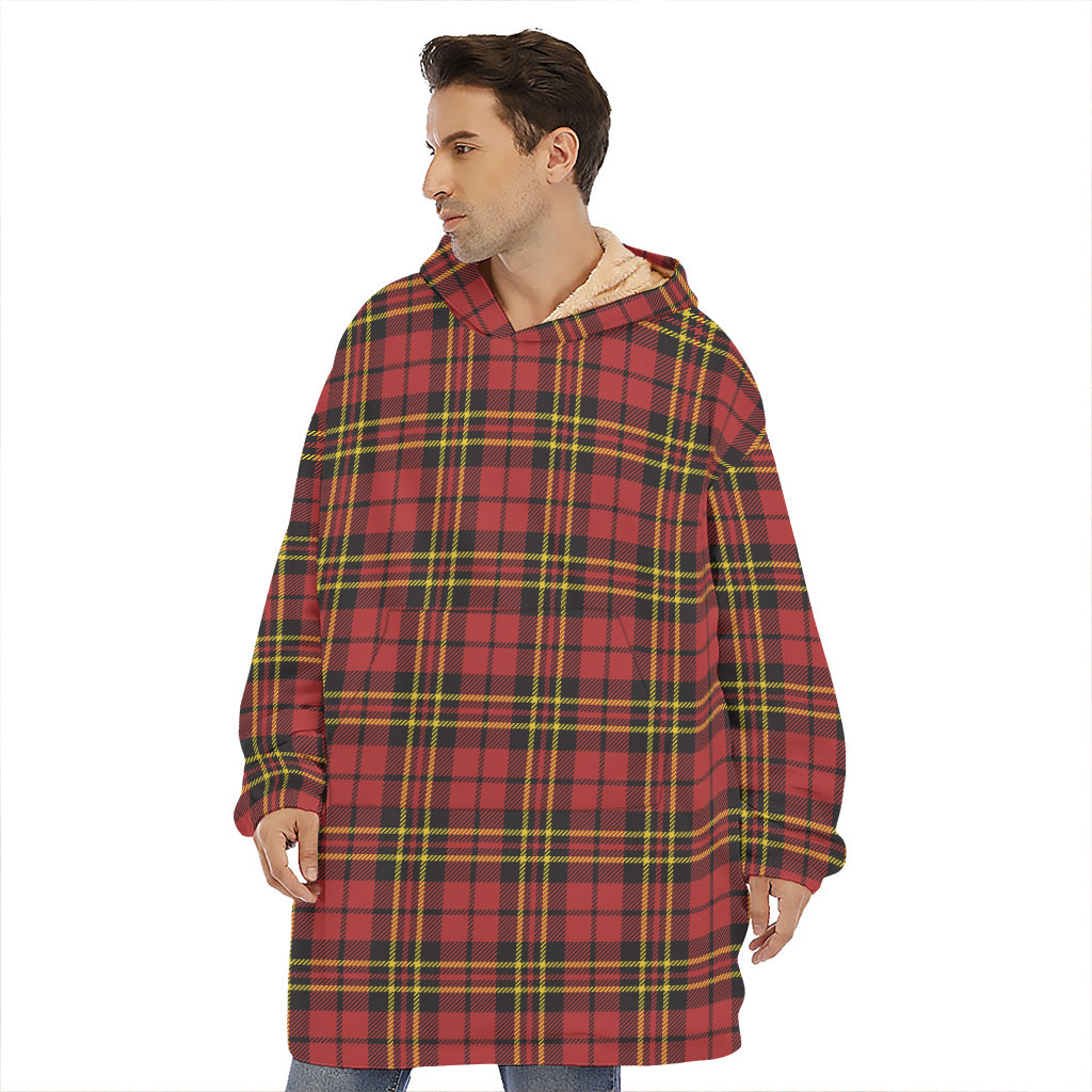 Clan Wallace Scottish Tartan Print Hoodie Blanket
