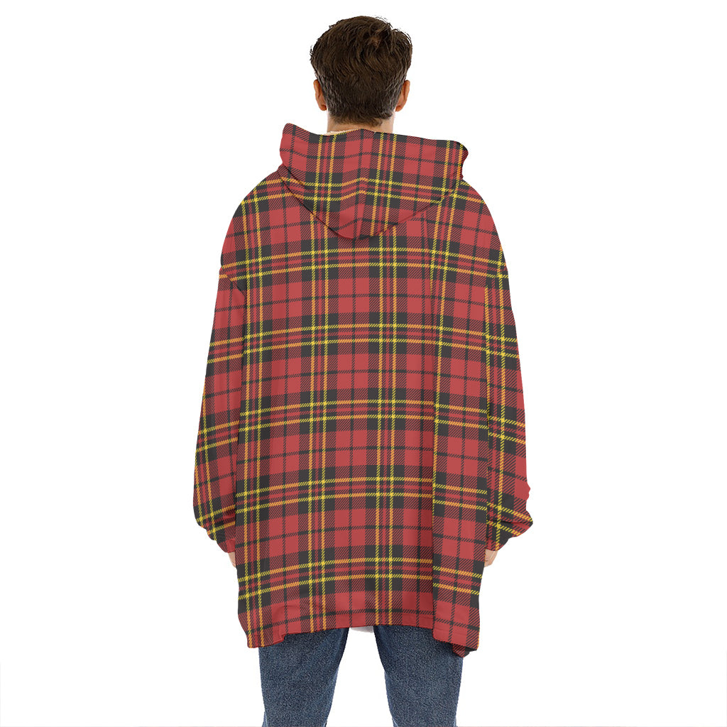 Clan Wallace Scottish Tartan Print Hoodie Blanket