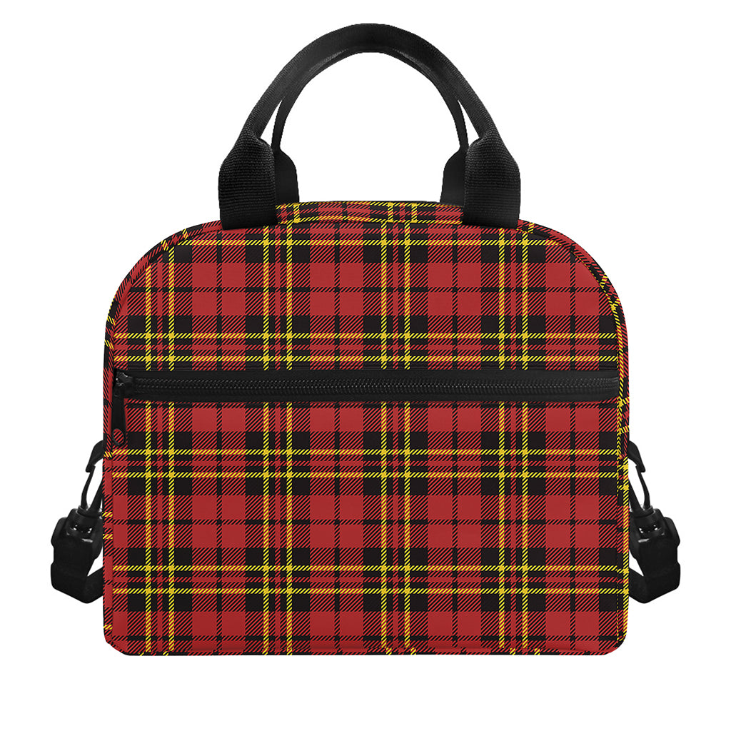 Clan Wallace Scottish Tartan Print Insulated Lunch Bag