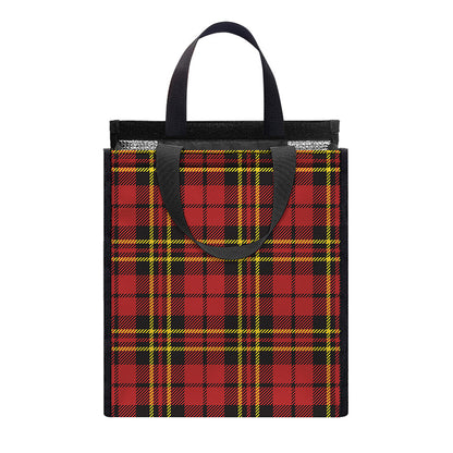 Clan Wallace Scottish Tartan Print Insulated Lunch Tote