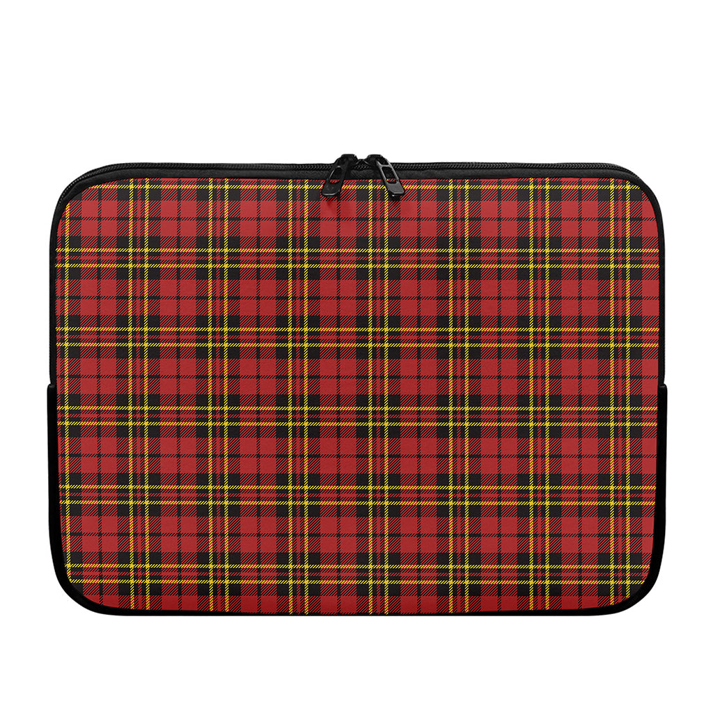 Clan Wallace Scottish Tartan Print Laptop Sleeve