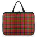 Clan Wallace Scottish Tartan Print Laptop Sleeve With Handle