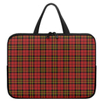 Clan Wallace Scottish Tartan Print Laptop Sleeve With Handle