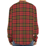 Clan Wallace Scottish Tartan Print Long Sleeve Baseball Jersey