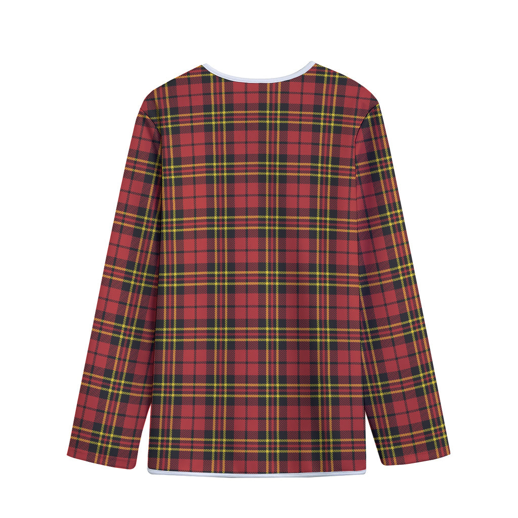 Clan Wallace Scottish Tartan Print Long Sleeve Short Coat