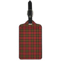Clan Wallace Scottish Tartan Print Luggage Tag