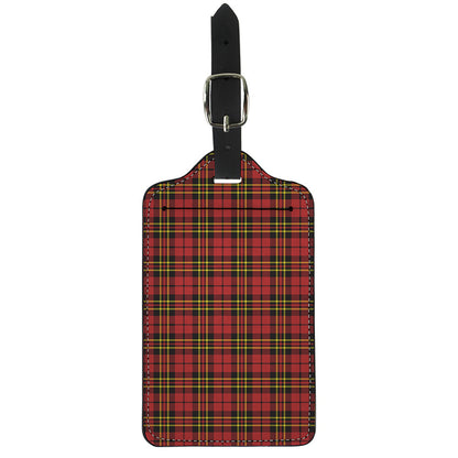 Clan Wallace Scottish Tartan Print Luggage Tag