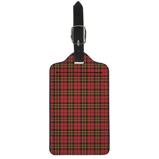Clan Wallace Scottish Tartan Print Luggage Tag