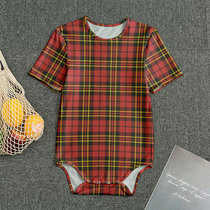 Clan Wallace Scottish Tartan Print Men's Bodysuit