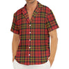 Clan Wallace Scottish Tartan Print Men's Deep V-Neck Shirt