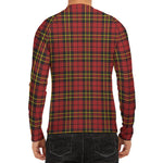 Clan Wallace Scottish Tartan Print Men's Long Sleeve Rash Guard