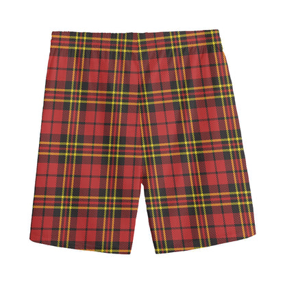 Clan Wallace Scottish Tartan Print Men's Sports Shorts