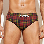 Clan Wallace Scottish Tartan Print Men's Swim Briefs