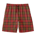 Clan Wallace Scottish Tartan Print Men's Swim Trunks