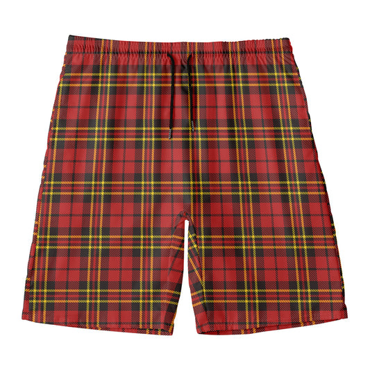 Clan Wallace Scottish Tartan Print Men's Swim Trunks