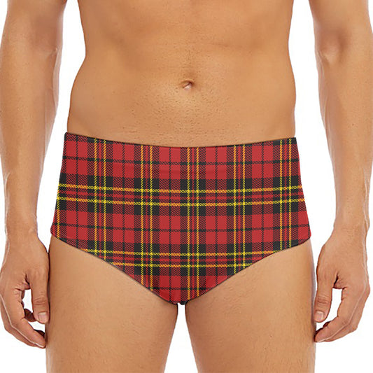 Clan Wallace Scottish Tartan Print Men's Triangle Swim Briefs