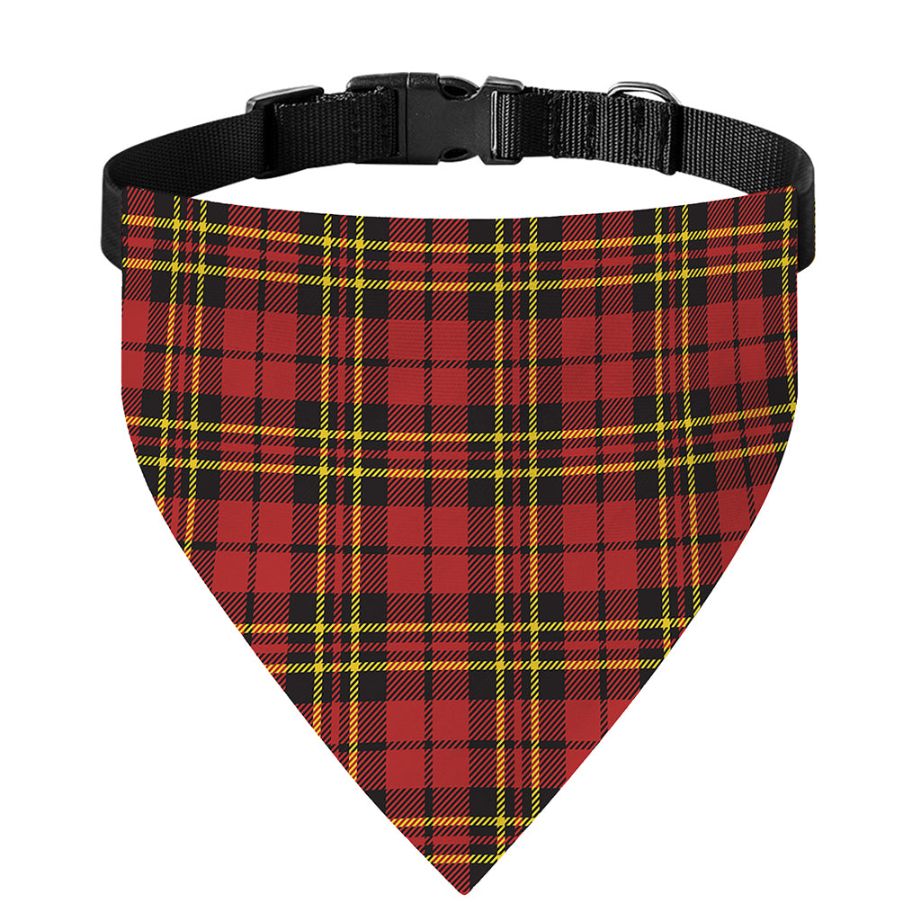 Clan Wallace Scottish Tartan Print Over The Collar Dog Bandana