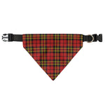 Clan Wallace Scottish Tartan Print Over The Collar Dog Bandana