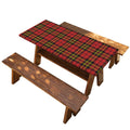 Clan Wallace Scottish Tartan Print Picnic Table Cover