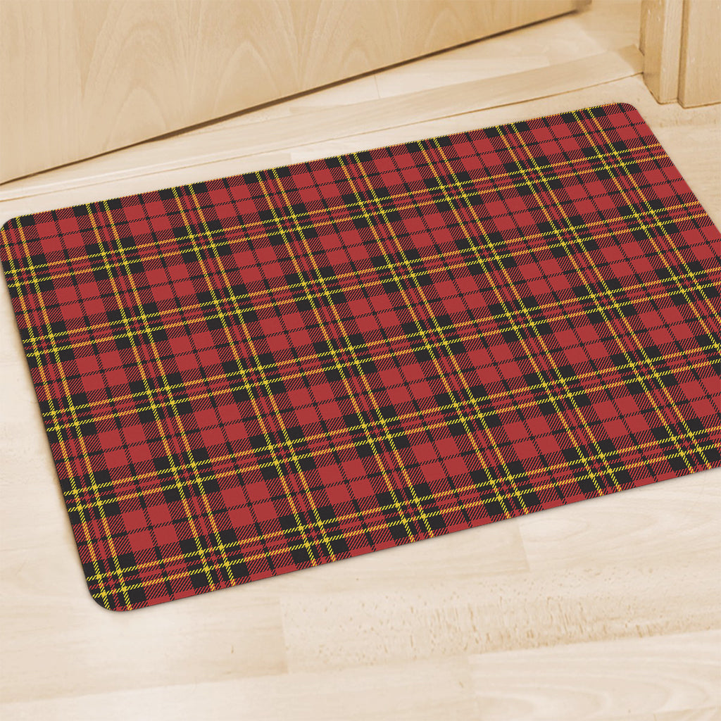 Clan Wallace Scottish Tartan Print Polyester Doormat