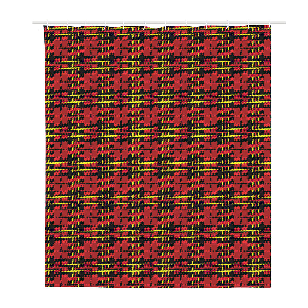 Clan Wallace Scottish Tartan Print Polyester Shower Curtain