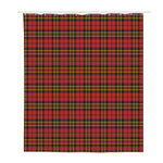 Clan Wallace Scottish Tartan Print Polyester Shower Curtain