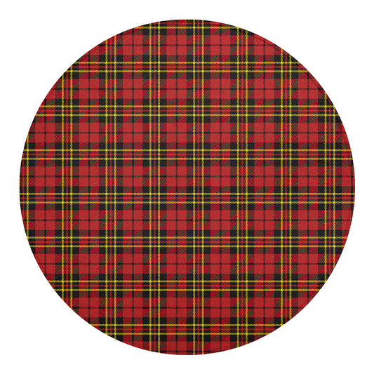 Clan Wallace Scottish Tartan Print Round Blanket