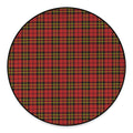 Clan Wallace Scottish Tartan Print Round Floor Mat