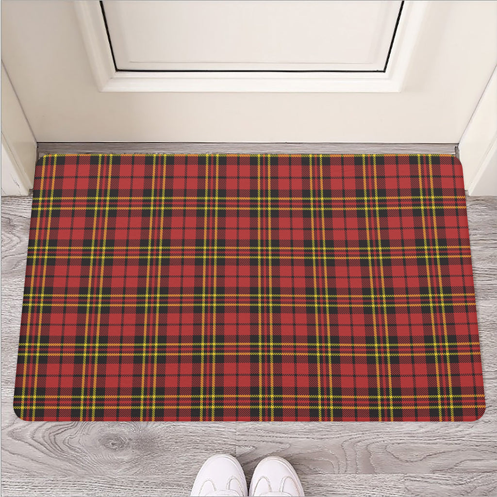 Clan Wallace Scottish Tartan Print Rubber Doormat