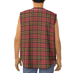 Clan Wallace Scottish Tartan Print Sleeveless Baseball Jersey