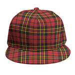 Clan Wallace Scottish Tartan Print Snapback Cap
