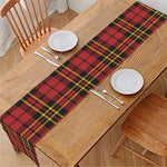 Clan Wallace Scottish Tartan Print Table Runner