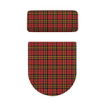 Clan Wallace Scottish Tartan Print Toilet Lid And Tank Cover Set