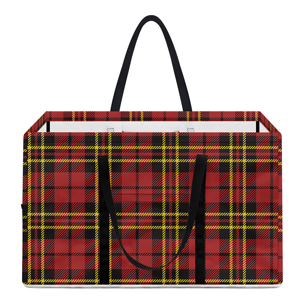 Clan Wallace Scottish Tartan Print Utility Tote Bag