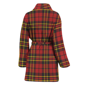 Clan Wallace Scottish Tartan Print Women's Bathrobe