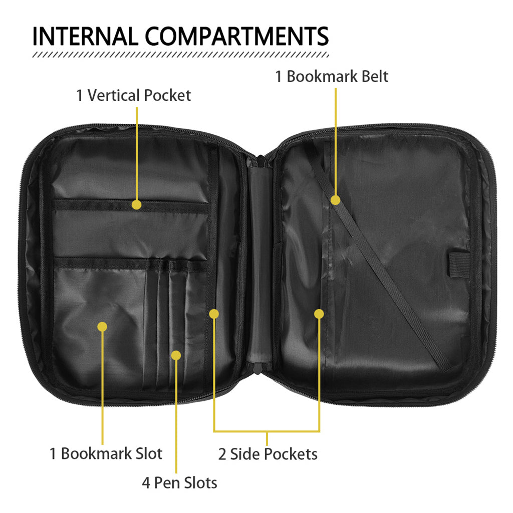 Cartoon Casino Card Pattern Print Classic Bible Case