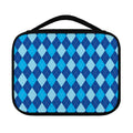 Classic Blue Argyle Pattern Print Classic Bible Case