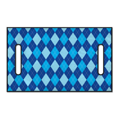 Classic Blue Argyle Pattern Print Golf Cart Seat Cover