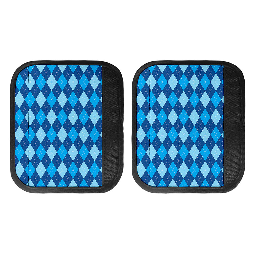 Classic Blue Argyle Pattern Print Handle Covers