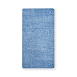 Classic Blue Denim Jeans Print Baby Crib Sheet