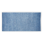 Classic Blue Denim Jeans Print Beach Towel