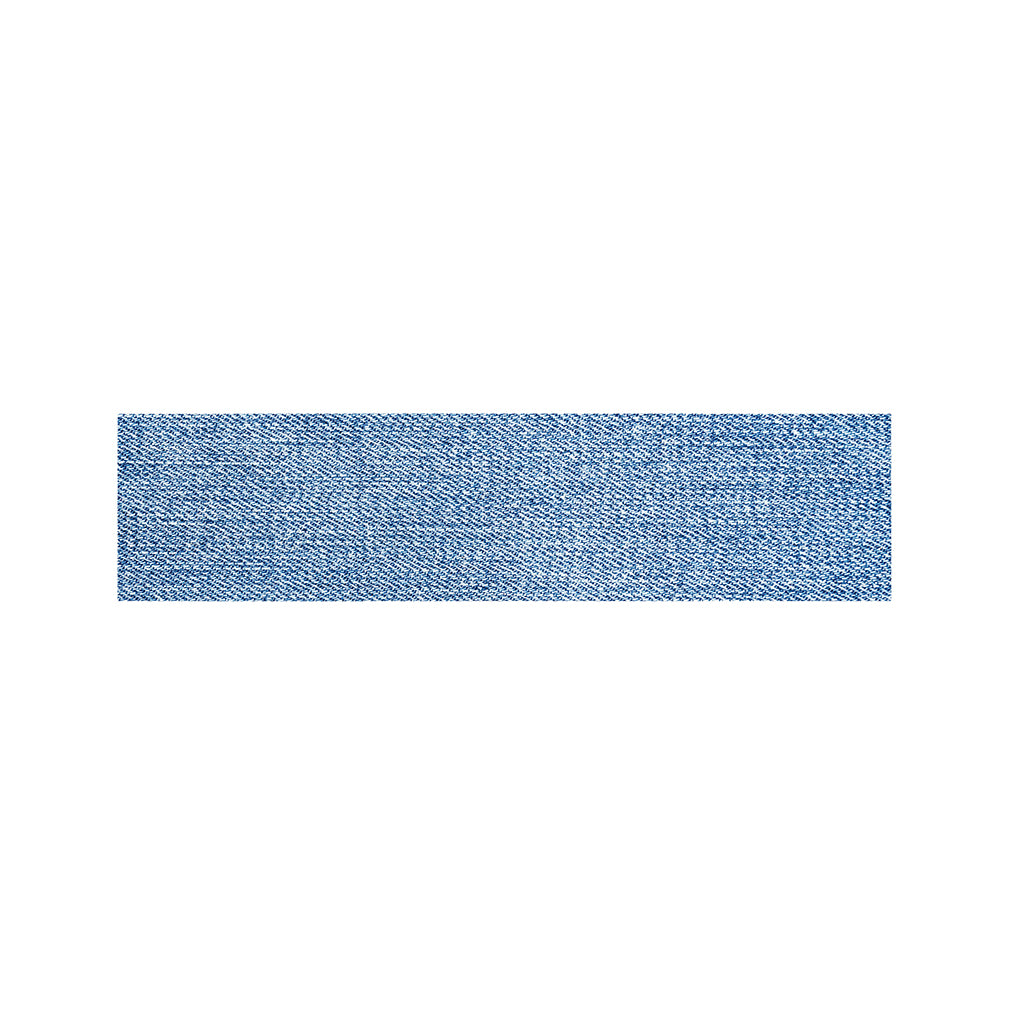 Classic Blue Denim Jeans Print Bed Runner