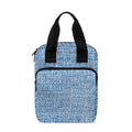 Classic Blue Denim Jeans Print Bible Tote Bag