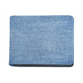 Classic Blue Denim Jeans Print Bifold Wallet
