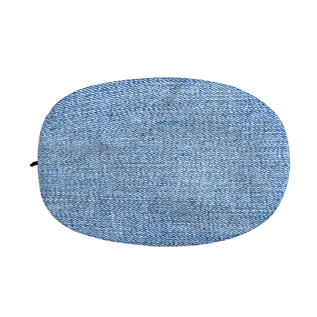 Classic Blue Denim Jeans Print Car Side Mirror Covers