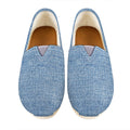 Classic Blue Denim Jeans Print Casual Shoes